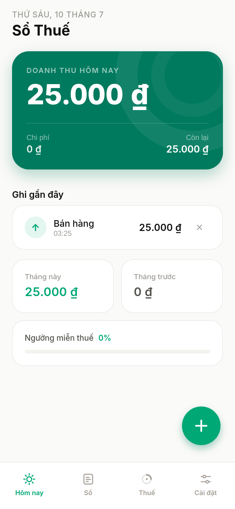 Sổ Thuế app screenshot